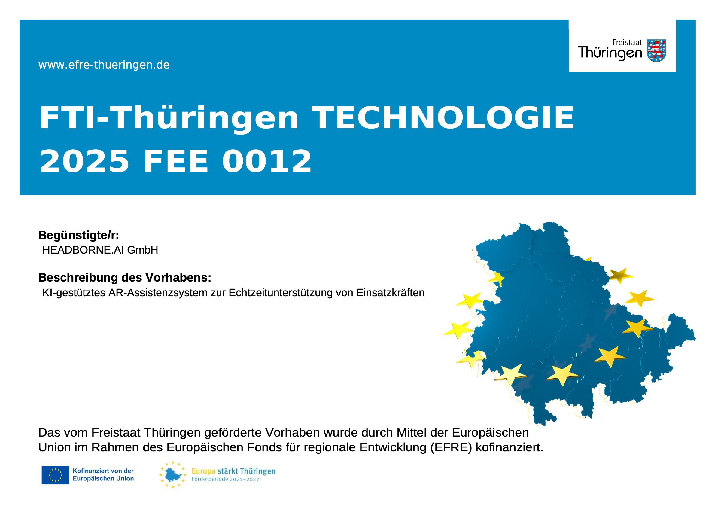 EFRE Project Poster — 2025 FEE 0012